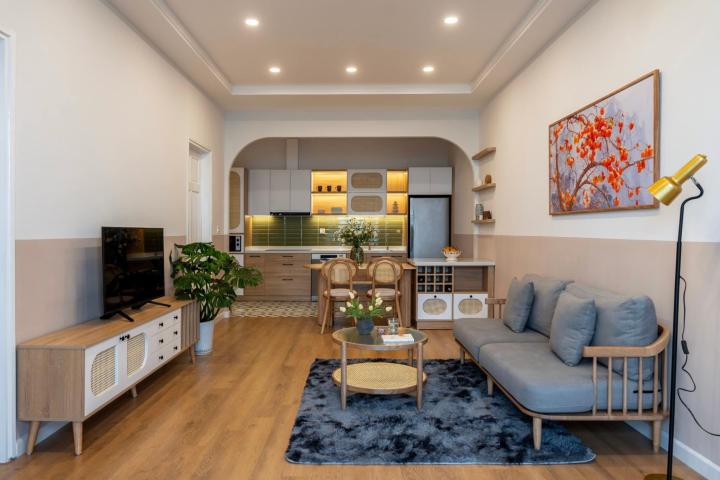 Cải tạo căn hộ sử dụng 10 năm, chi phí 225 triệu đồng